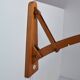 Adjustable wooden wall lamp 1960s by Pokrok Žilina, Czechoslovakia.