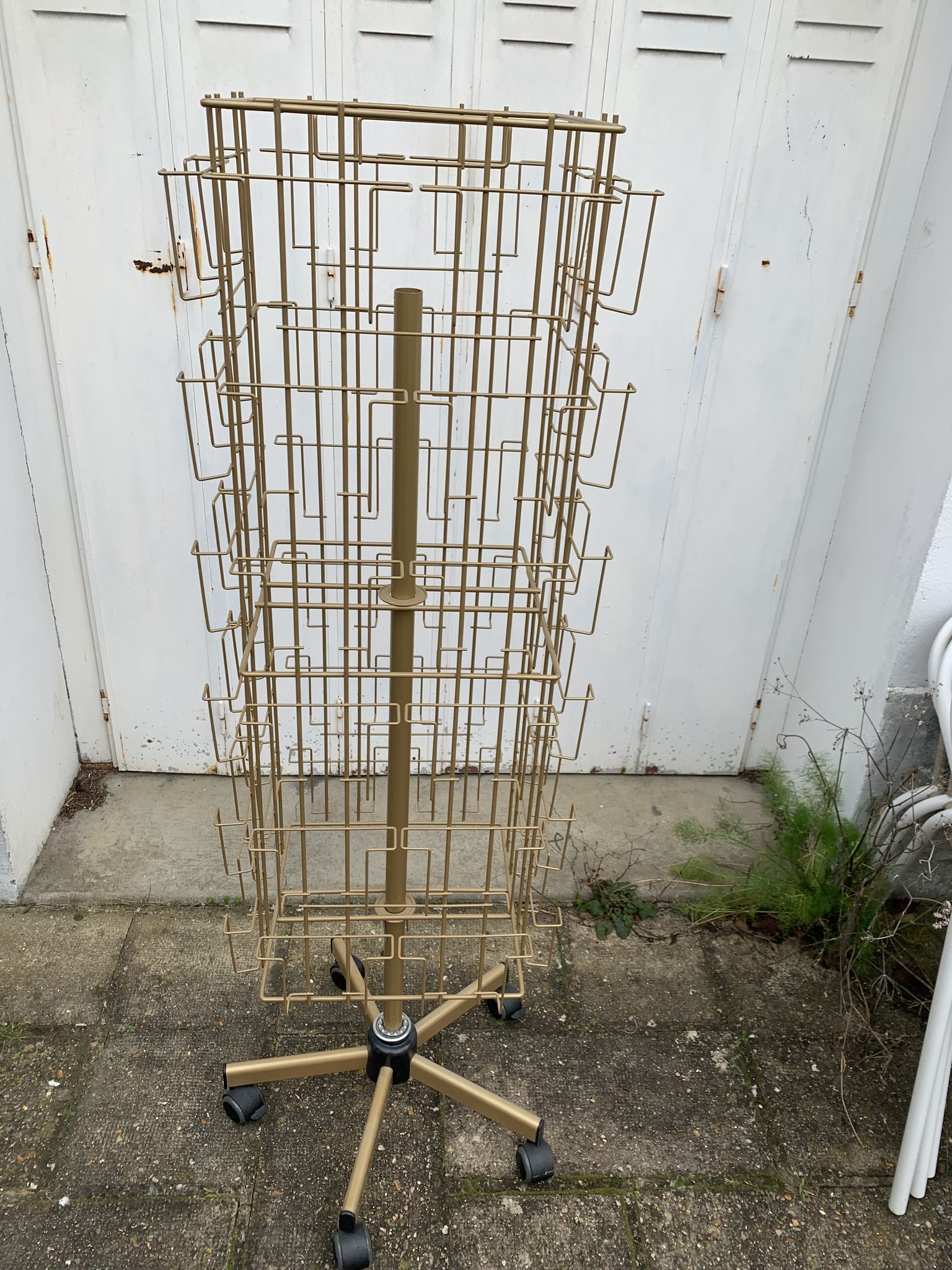 Card holder, gilded metal turnstile photo holder, industrial decoration