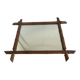 Large antique bamboo mirror