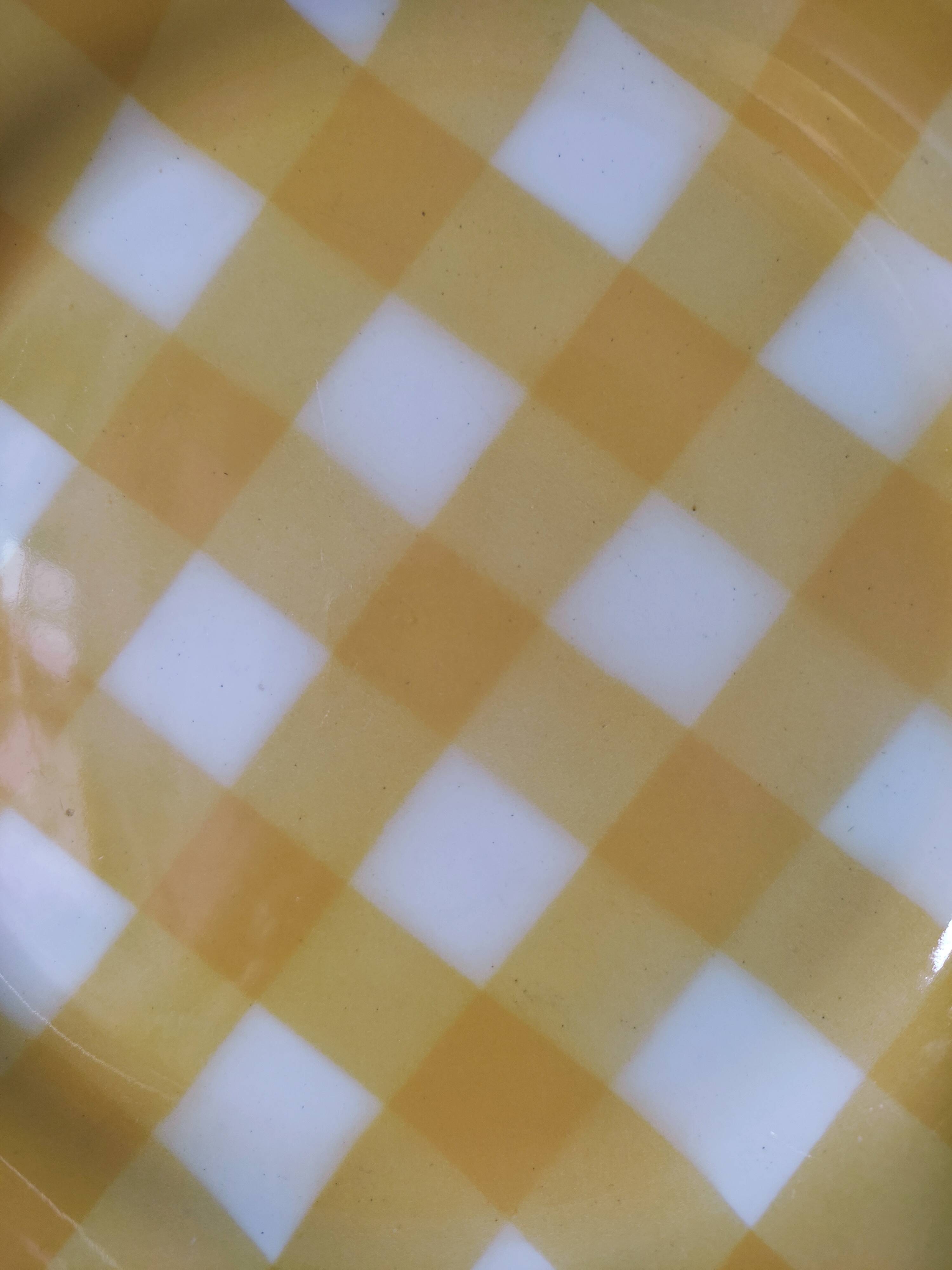 4 Digoin checkered plates