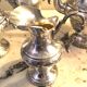 Service à thé café en métal argenté de style 4 pièces