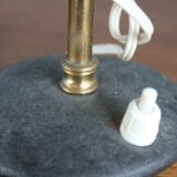 Mmid-century desk lamps in Plexiglas and brass Italy 1960s