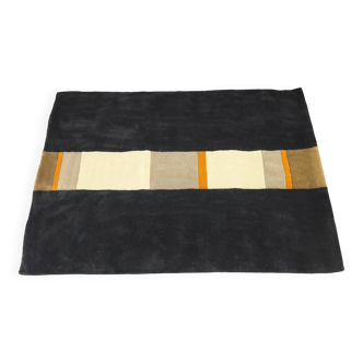 Hand-tufted wool rug by C. Olesen, Graphic design, 1990s