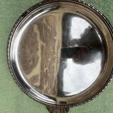 Silver metal tray