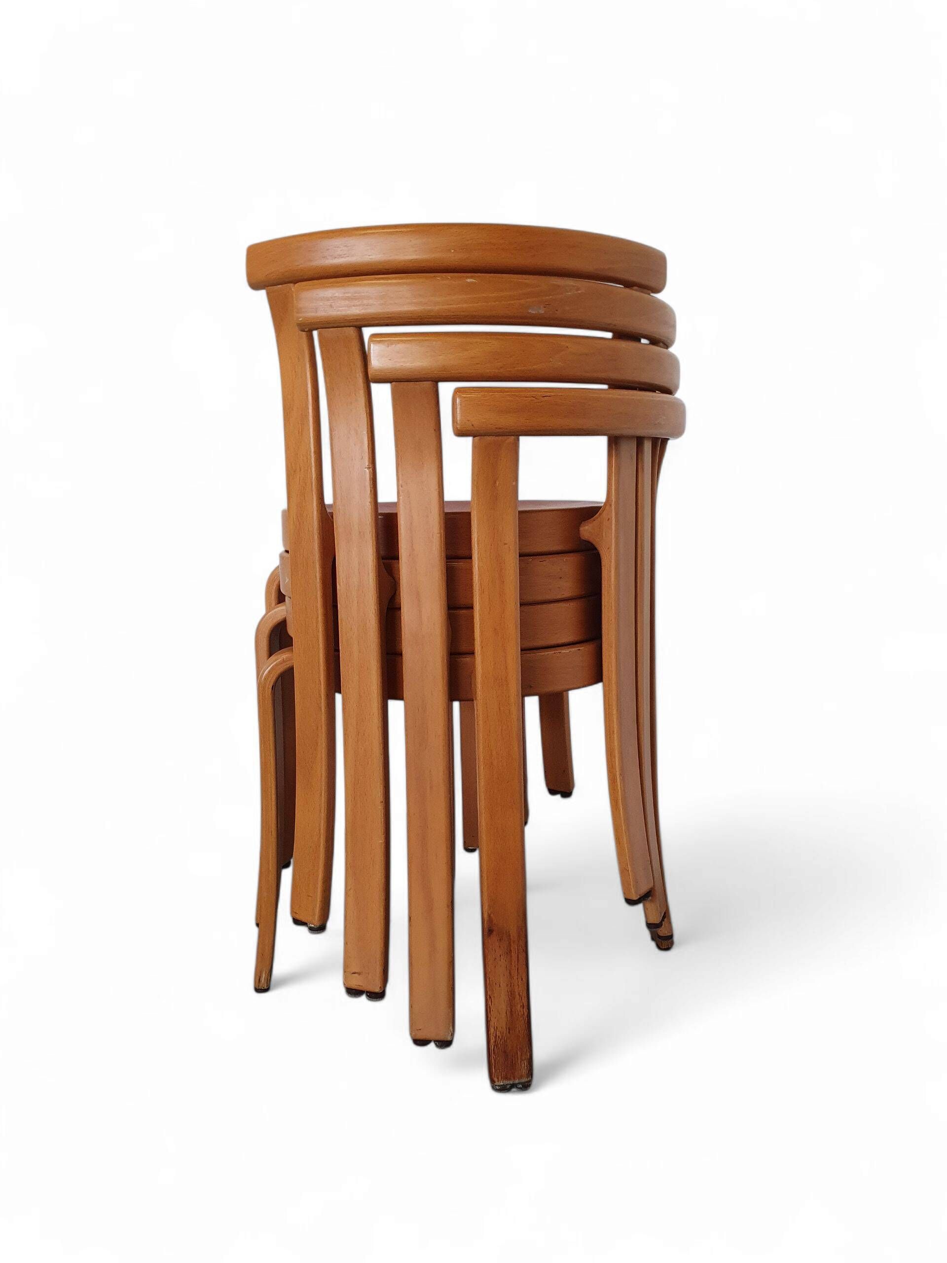 Set of 4 Danish Magnus Olesen Series 8000 Dining Chairs by Thygesen & Soren