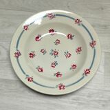 Set of 6 hollow plates terra de fer Sarreguemines