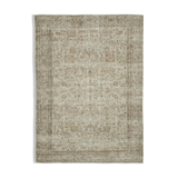Hand-Knotted Rustic Turkish Beige Rug 196 cm x 267 cm - 36644