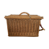Ancien panier pêcheur en osier