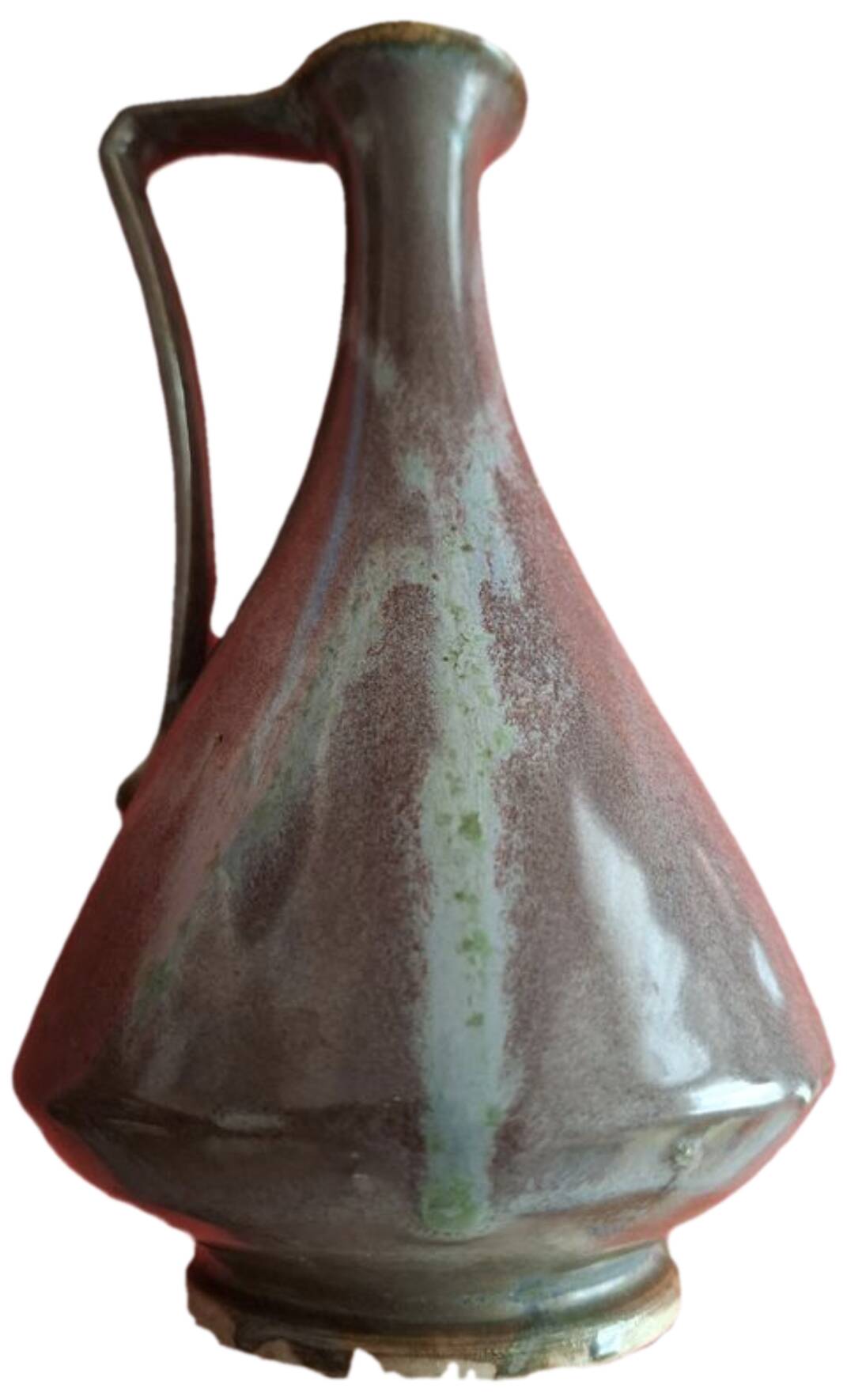 Stylised amphora vase in glazed ceramic Fournier-Demars Saint Amand