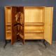 20thc italian stylised "map of the world" cabinet c.1950