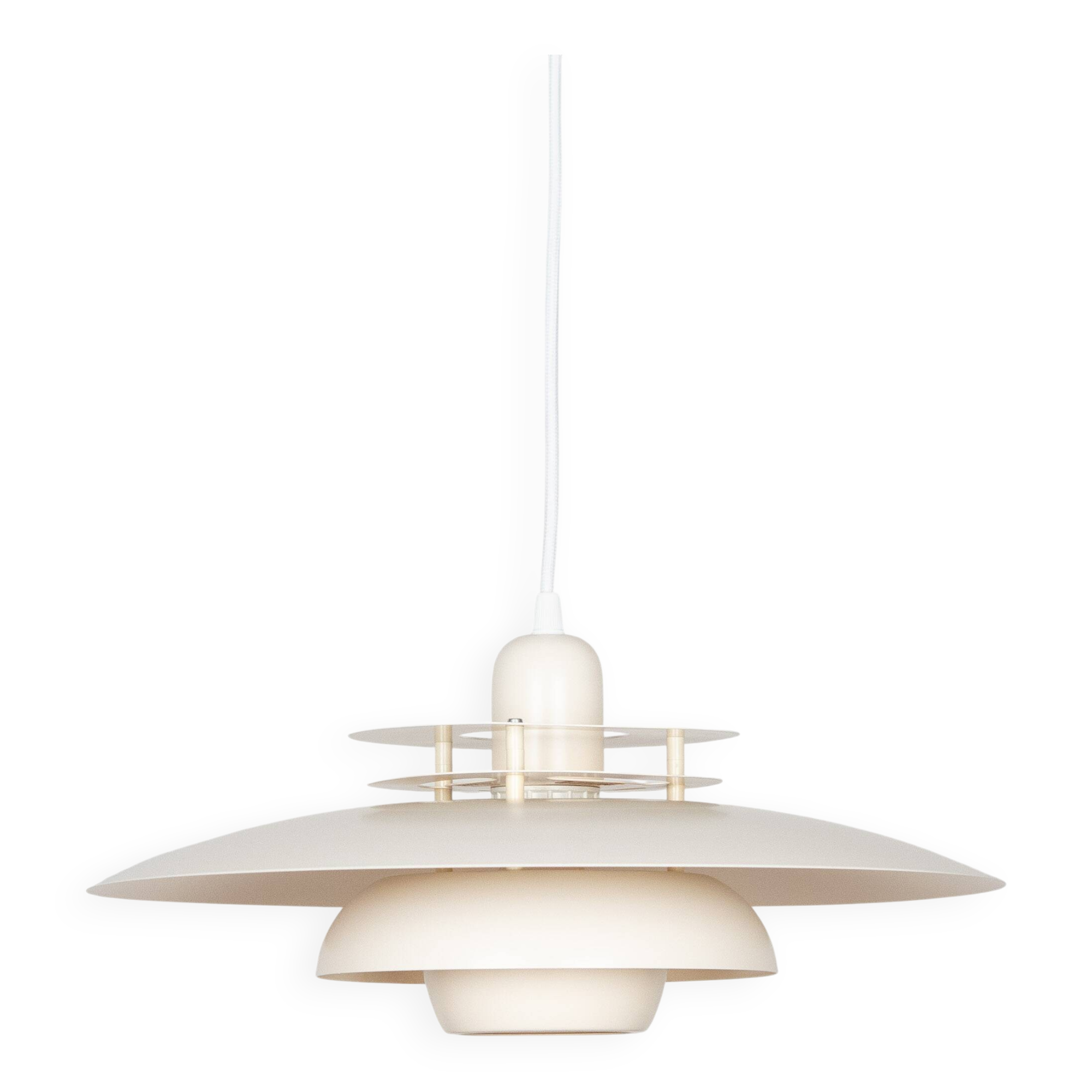 Suspension vintage danoise de la marque EL-light, années 1980