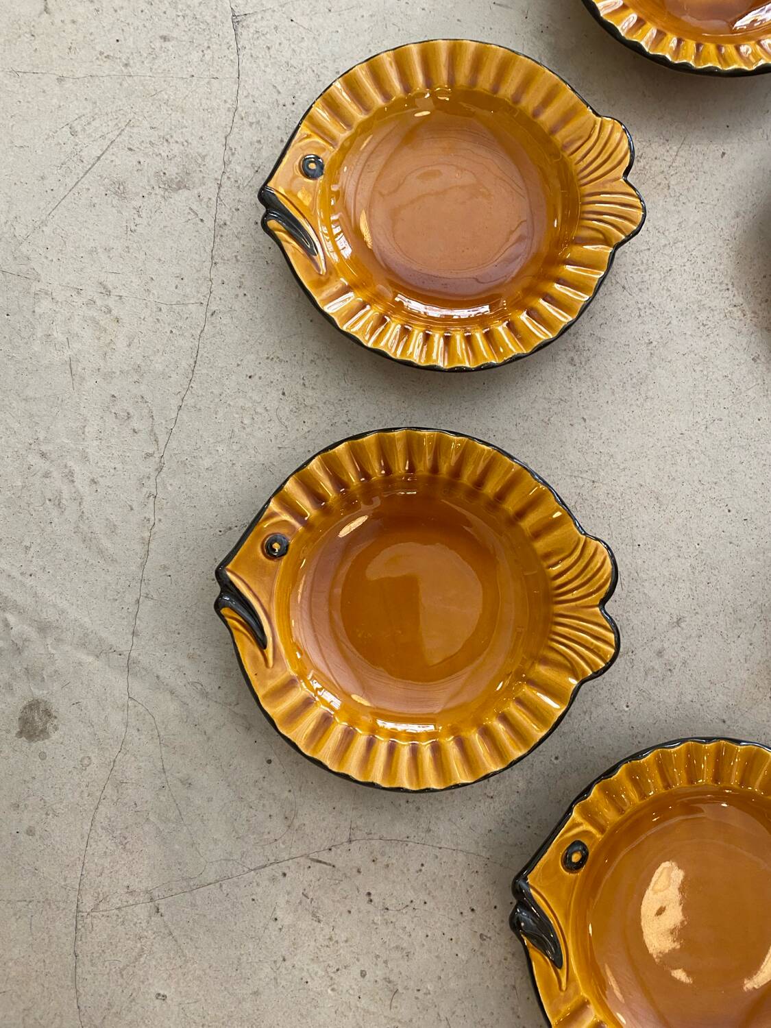 Vallauris fish soup plates