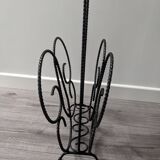 Porte-revue fer forgé vintage