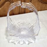Vintage chic crystal art centrepiece fruit bowl