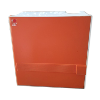 Flair orange toilet cabinet 70s