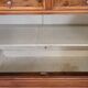 Antique sideboard in veined walnut, Italy, late 19th century