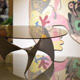 Table Basse Propeller en Verre par Knut Hesterberg pour Ronald Schmidt, 1960s