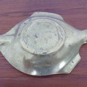 Brutalist Bronze Fish Ashtray, 1960s