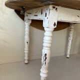 Old table with flaps
