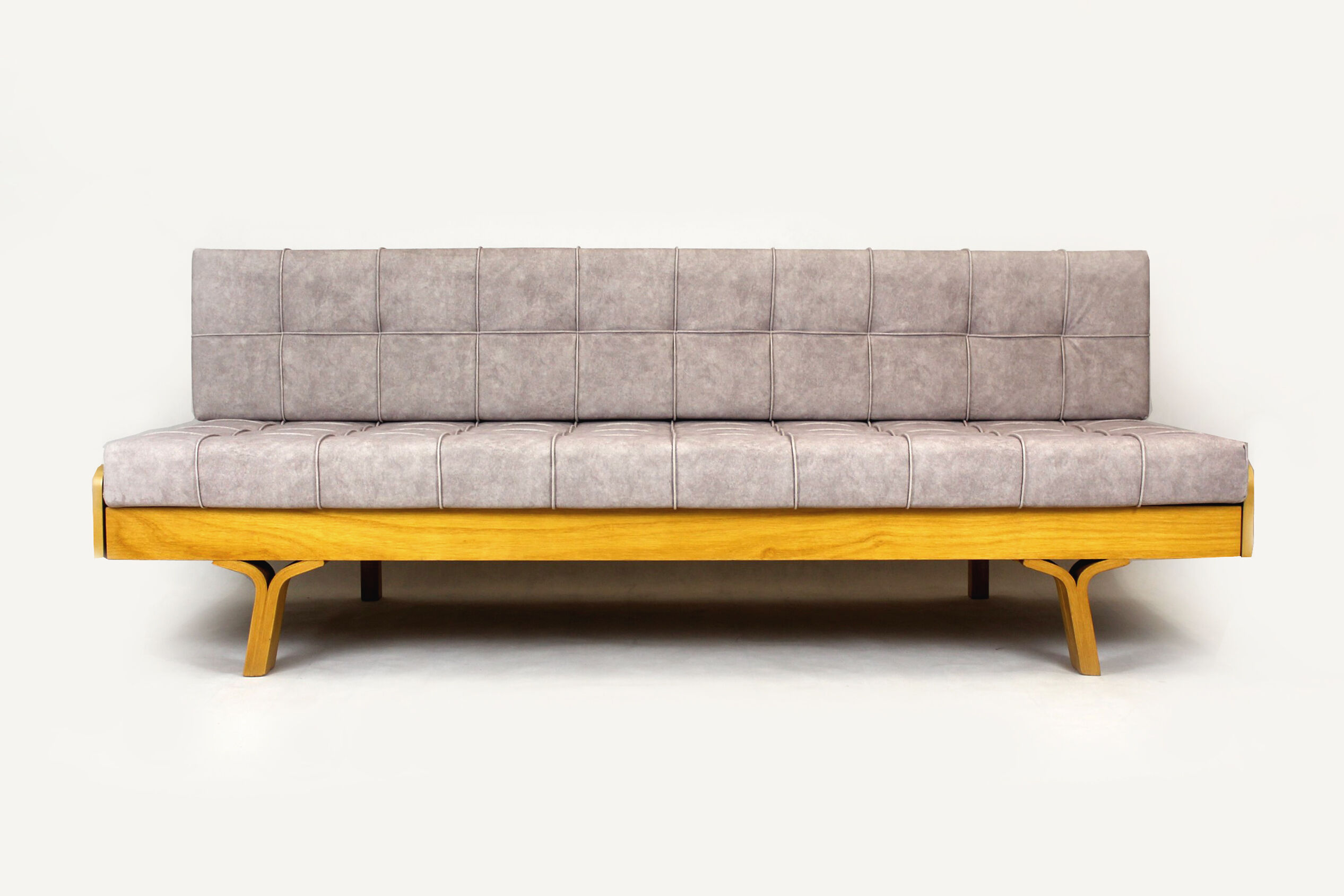 Mid-Century Convertible Sofa by Ludvik Volak for Holesov, 1960s