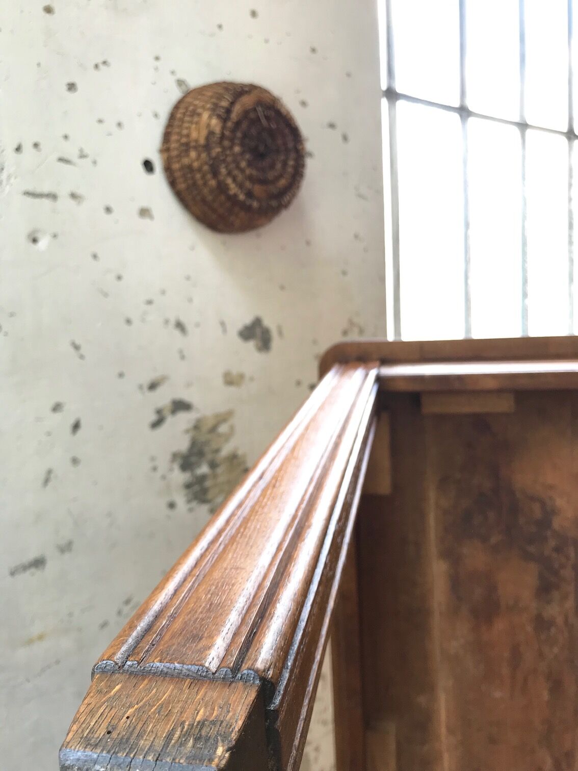 Bistro table in solid oak