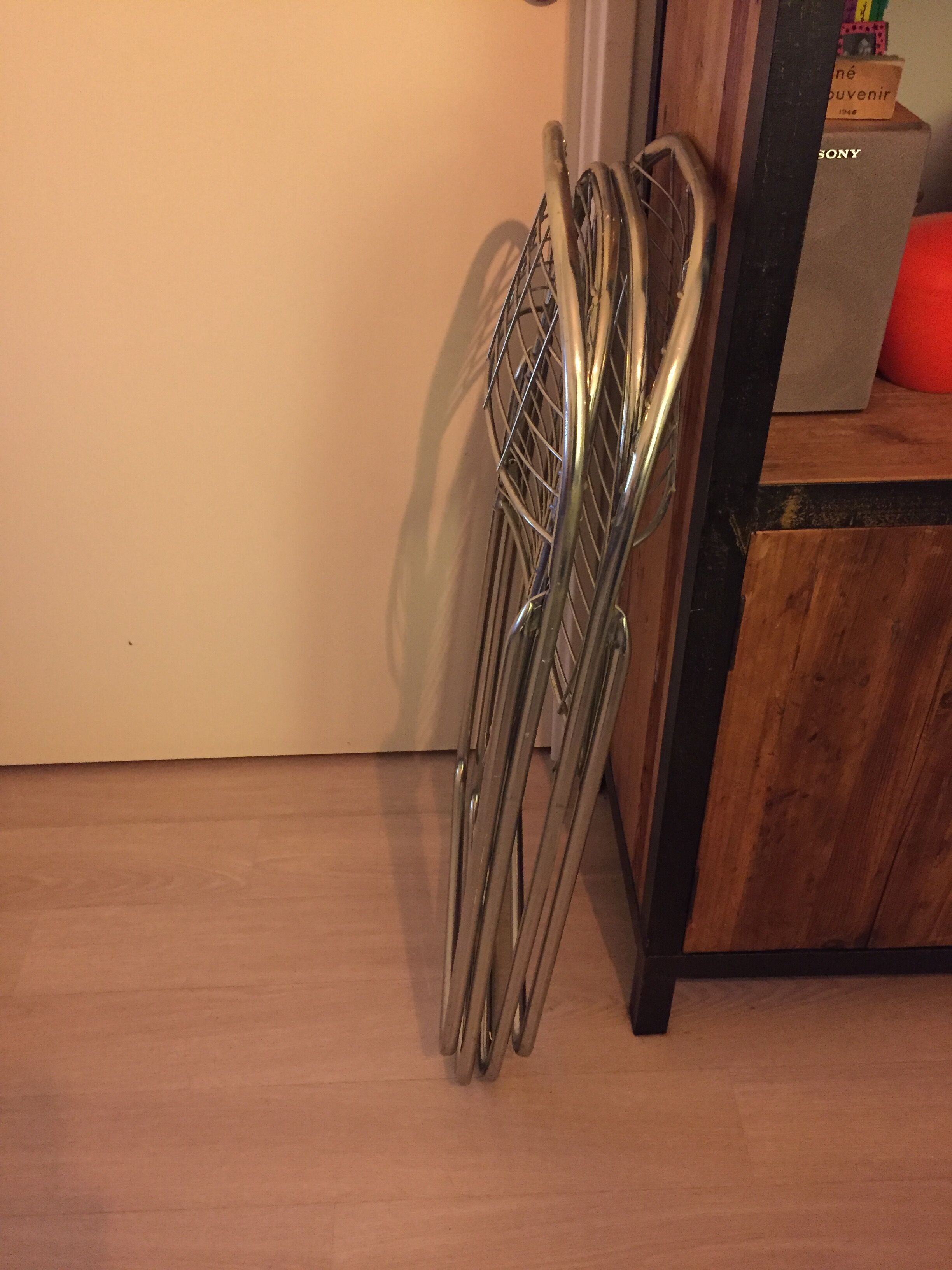 Paire de chaises pliantes