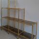Shelf "false bamboo" 80 years gold metal