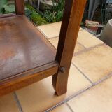 50s wooden table industrial style