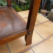 50s wooden table industrial style