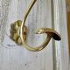 Brass coat rack or coat hook