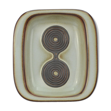 Grey Serie sandstone dish by Ejner Johansen for Søholm Stentøj