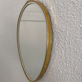 Vintage mirror 1960 asymmetrical mirror - 25 x 20 cm