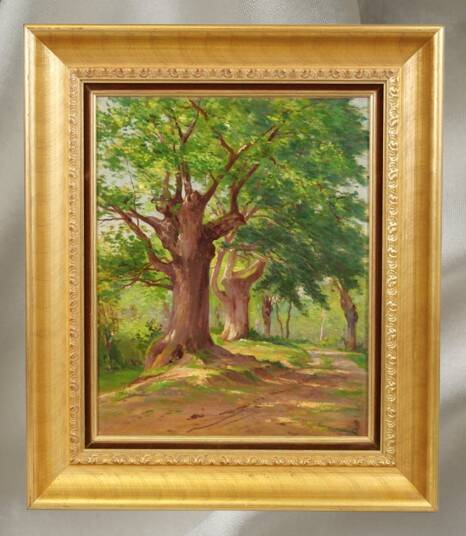 Painting of the undergrowth, 20th century school