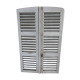 Pair of old shutter louvers