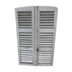 Pair of old shutter louvers