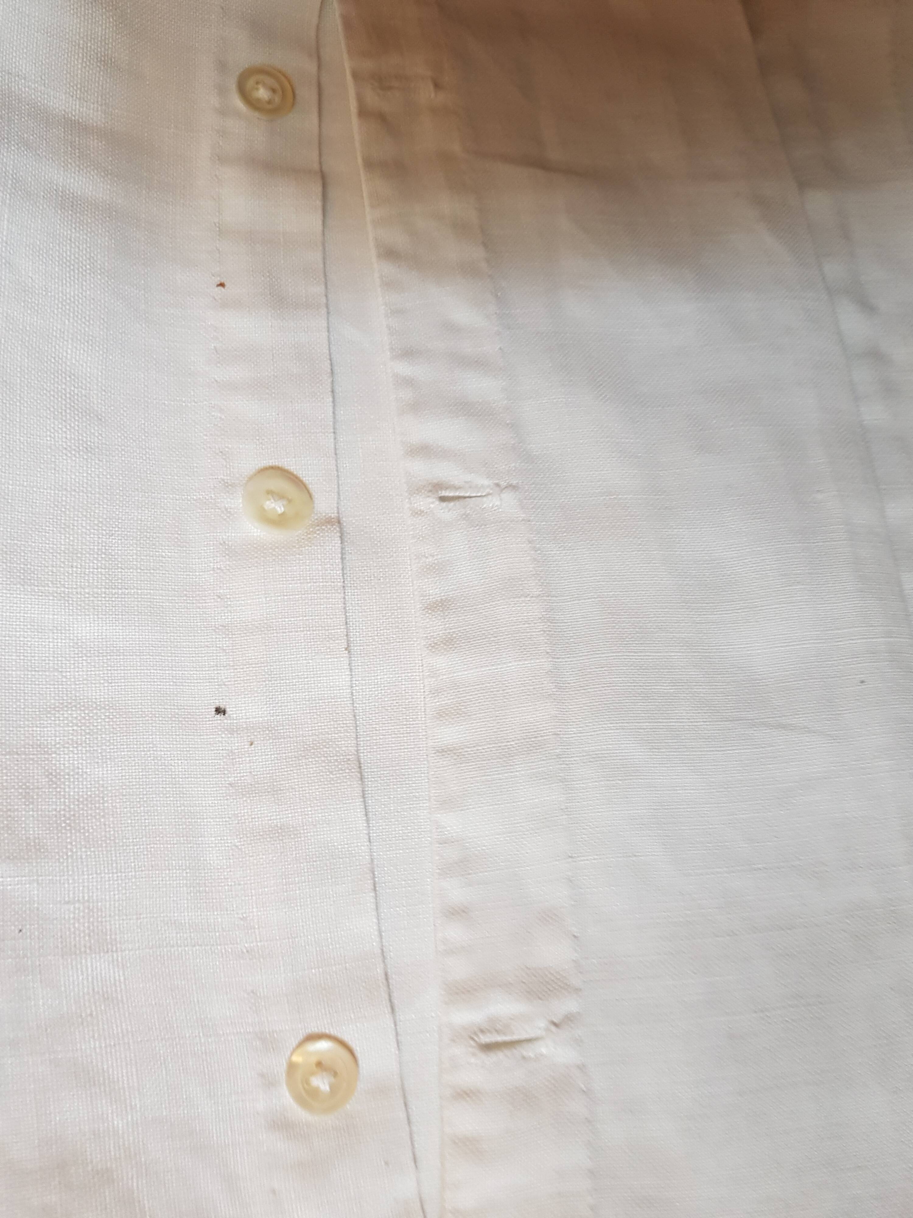 Hand embroidered linen pillowcase