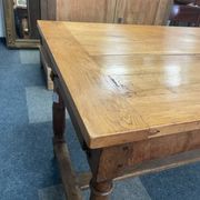 Old Louis XIII farmhouse table in solid oak – Console / Island of