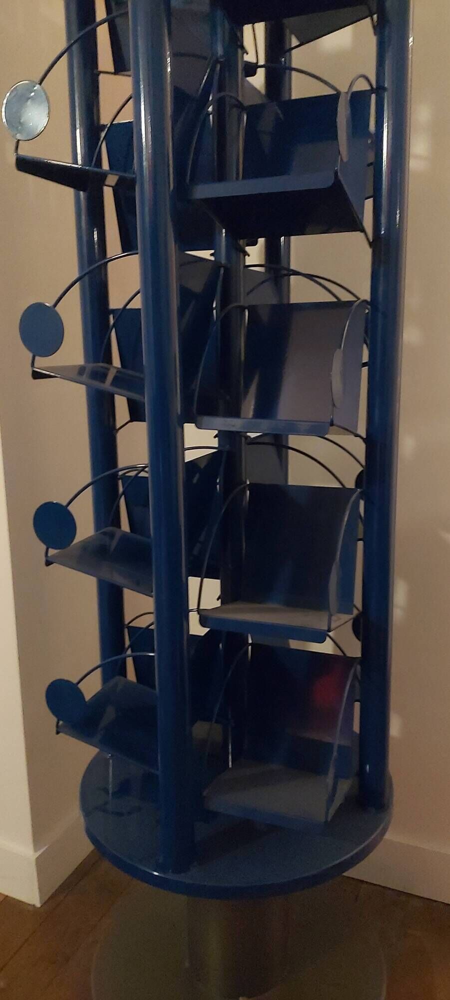 Book Rack Revolving Bookcases 80s