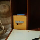 Caisse, vintage wood business firm