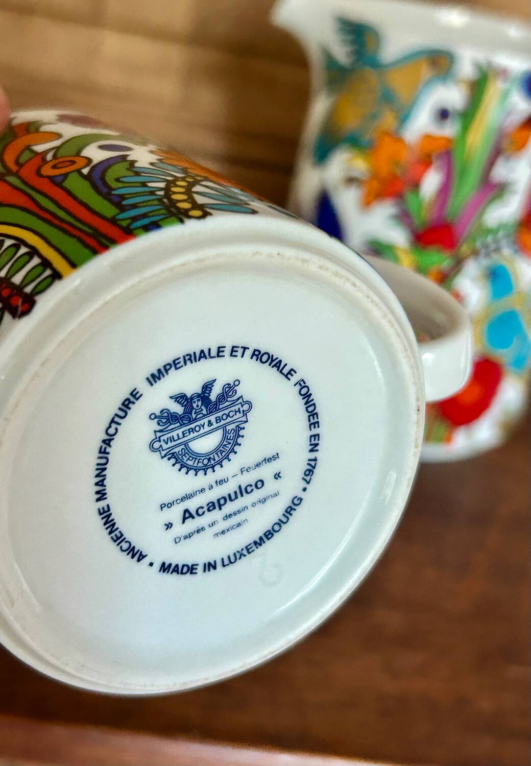 Pitcher + 2 mugs, ACAPULCO model