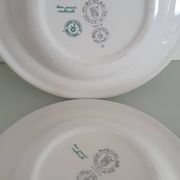 Set of 6 "Bird of Paradise" soup plates from Sarreguemines