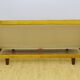 Mid-century yellow velvet sofa daybed, 1960s