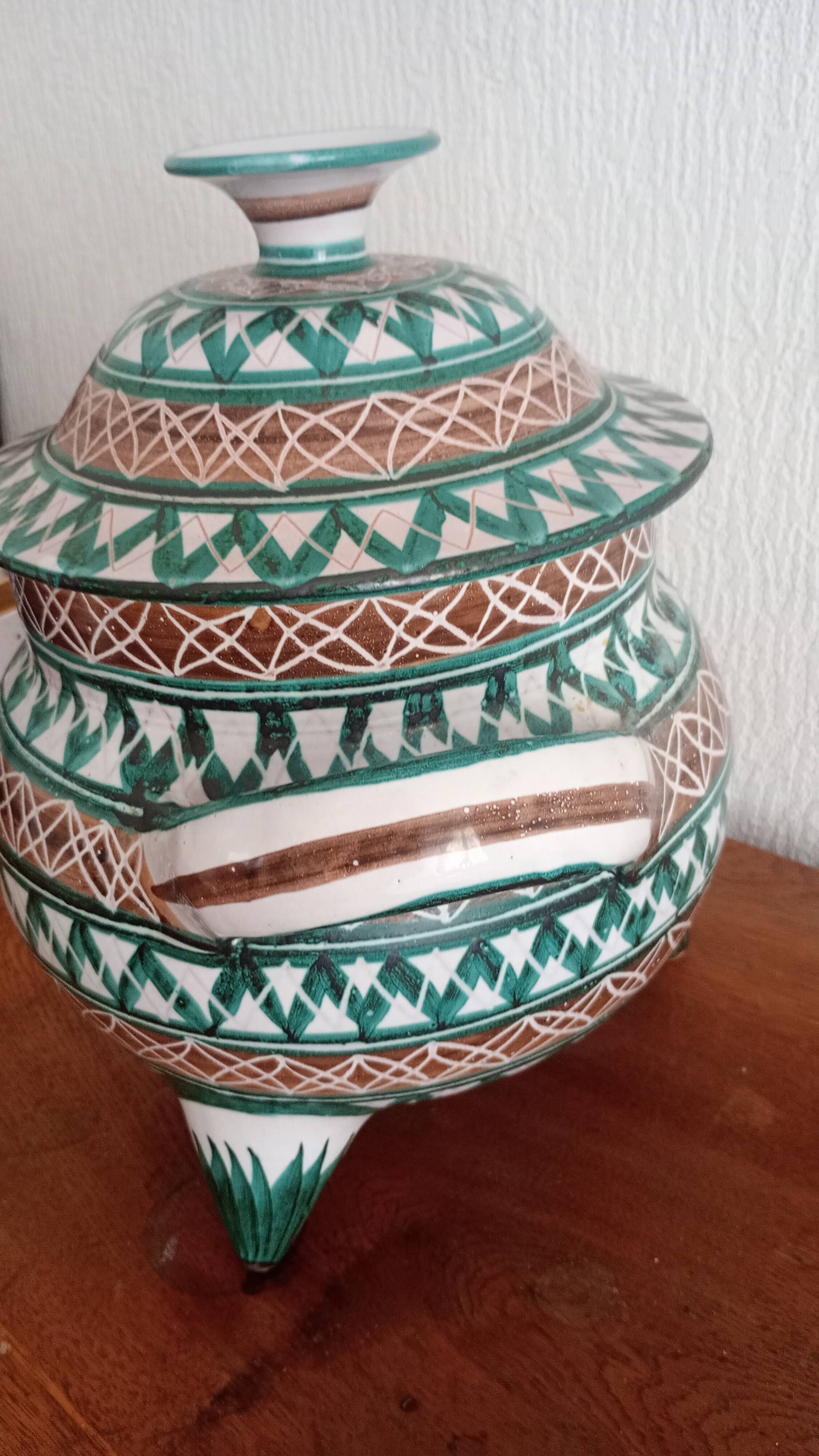 Large Robert Pucault soup tureen. 1950.