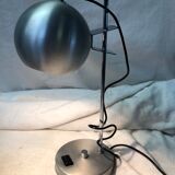 Vintage chrome ball table lamp