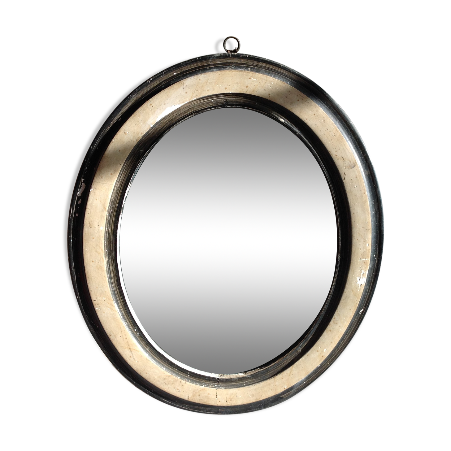Old oval mirror
