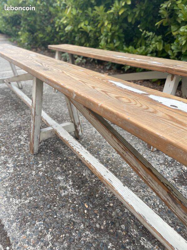 Wooden benches - 3m