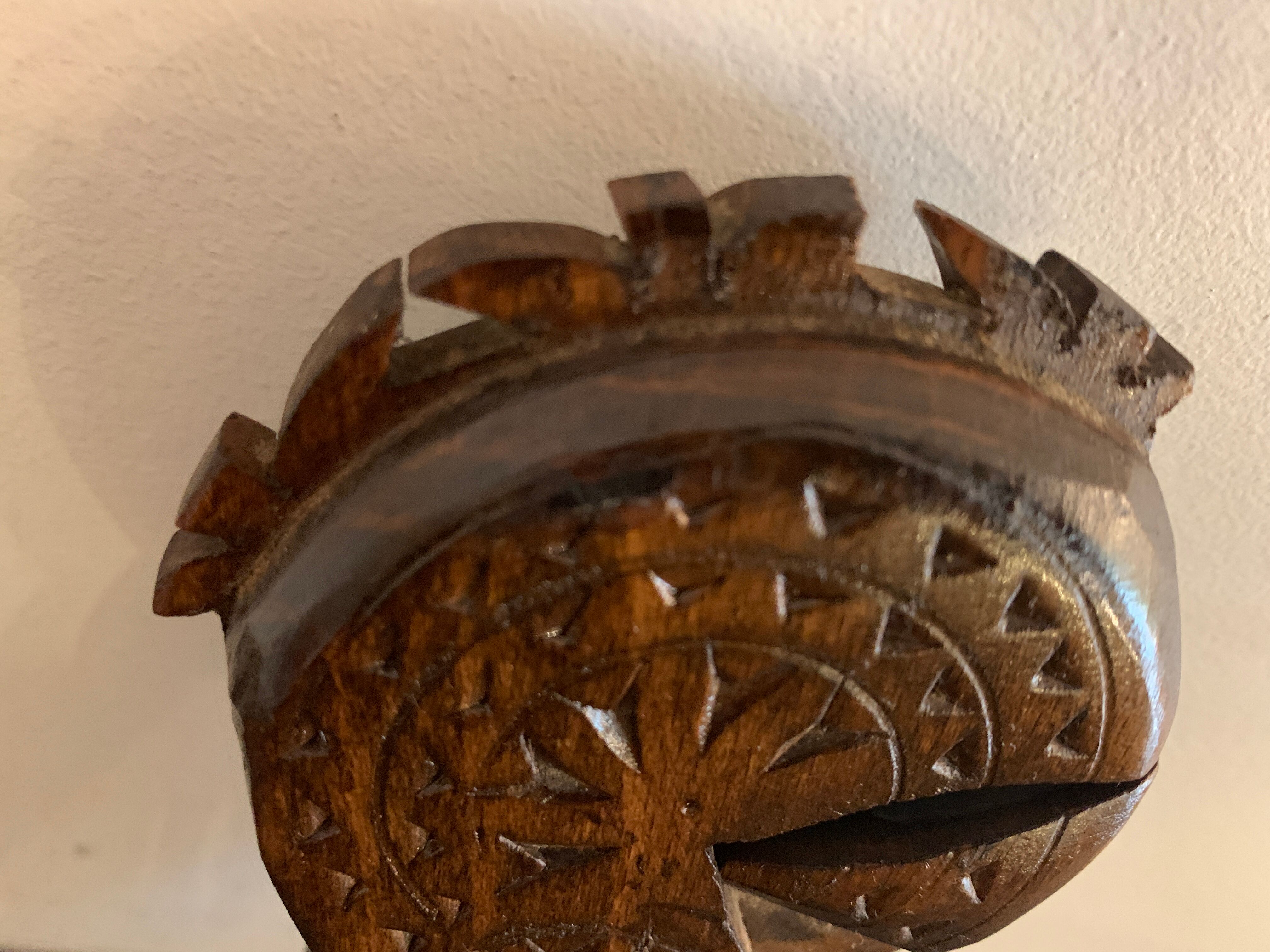 Nutcrackers folk art carved wood