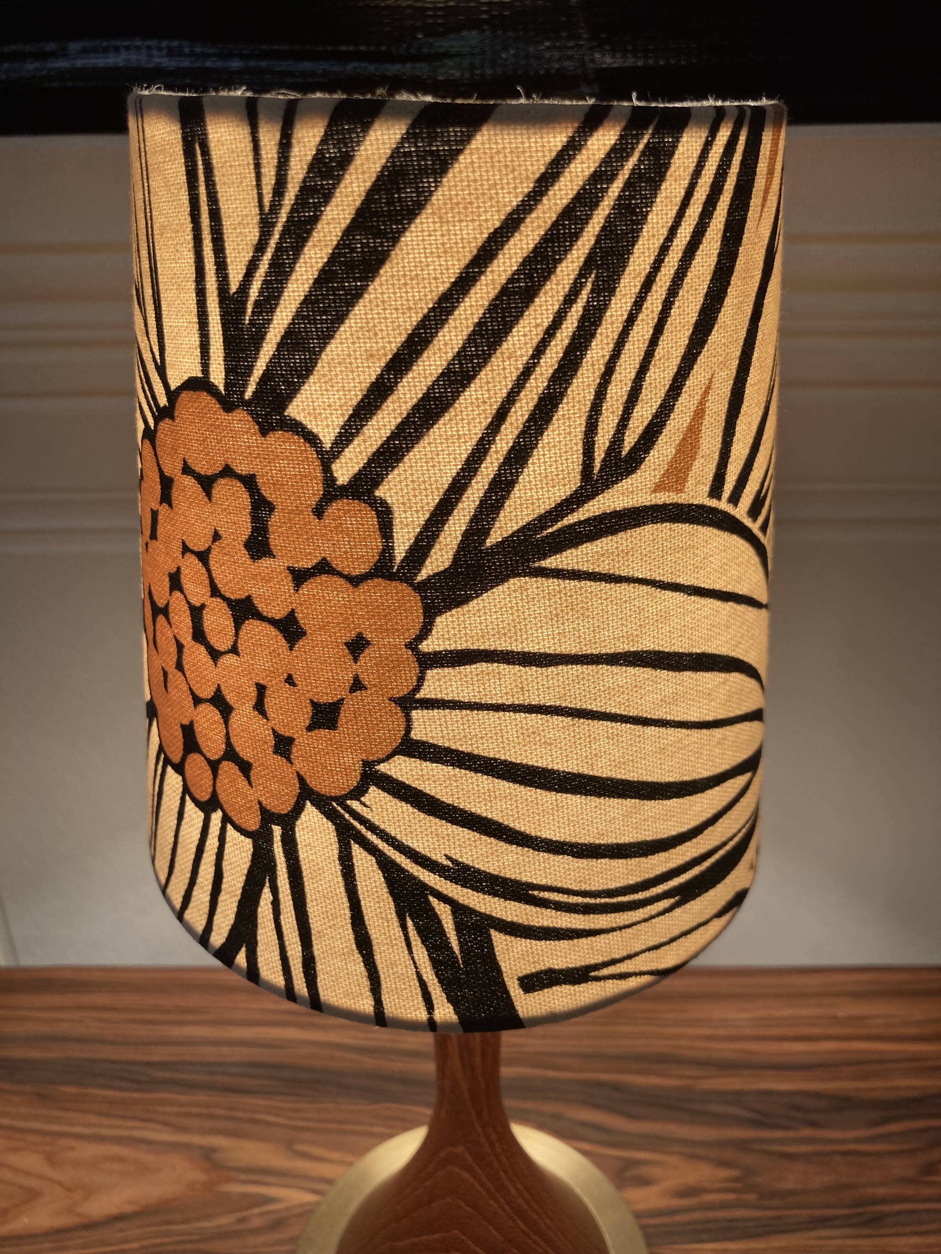 TEAK LAMP "SCANDINAVIAN DESIGN 1950".