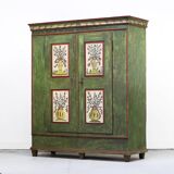 Cabinet de mariée peint d'art populaire, 1868