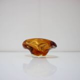 Bohemian Art Glass Bowl/Ashtray by Josef Hospodka, 1960's